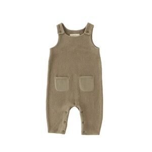 Pehr - Teddy Fleece Overall - Stone / 3 - 6 mos.